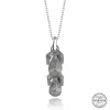 Luz&Pos Swarovski Crystal Taşlı Salkım Gümüş Kadın Kolye