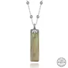 Luz&Pos Swarovski Crystal Taşlı Top Zincir Baget Gümüş Kadın Kolye