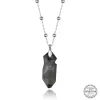 Luz&Pos Swarovski Crystal Taşlı Top Zincir Gümüş Kadın Kolye