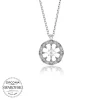 Luz&Pos Swarovski Taşlı Gümüş Çember Bayan Kolye