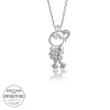 Luz&Pos Swarovski Taşlı Gümüş Çocuk Bayan Kolye