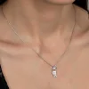Luz&Pos Swarovski Taşlı Gümüş Çocuk Bayan Kolye