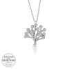 Luz&Pos Swarovski Taşlı Gümüş Hayat Ağacı Bayan Kolye