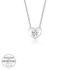 Luz&Pos Swarovski Taşlı Gümüş Kalp Bayan Kolye