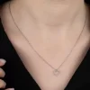 Luz&Pos Swarovski Taşlı Gümüş Kalp Bayan Kolye