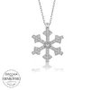Luz&Pos Swarovski Taşlı Gümüş Kartanesi Bayan Kolye