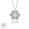 Luz&Pos Swarovski Taşlı Gümüş Kartanesi Bayan Kolye