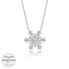 Luz&Pos Swarovski Taşlı Gümüş Kartanesi Bayan Kolye