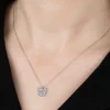 Luz&Pos Swarovski Taşlı Gümüş Kelebek Kolye