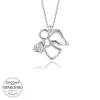 Luz&Pos Swarovski Taşlı Gümüş Melek Bayan Kolye