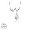 Luz&Pos Swarovski Taşlı Gümüş Ritim Bayan Kolye