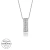 Luz&Pos Swarovski Taşlı Gümüş Sırataş Bayan Kolye