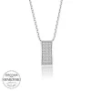 Luz&Pos Swarovski Taşlı Gümüş Sırataş Bayan Kolye