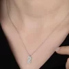Luz&Pos Swarovski Taşlı Gümüş Sonsuzluk Bayan Kolye