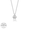 Luz&Pos Swarovski Taşlı Gümüş Tektaş Bayan Kolye