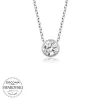 Luz&Pos Swarovski Taşlı Gümüş Tektaş Bayan Kolye