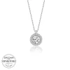 Luz&Pos Swarovski Taşlı Gümüş Tektaş Bayan Kolye