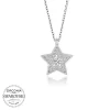 Luz&Pos Swarovski Taşlı Gümüş Yıldız Bayan Kolye