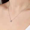 Luz&Pos Swarovski Taşlı Gümüş Yıldız Bayan Kolye