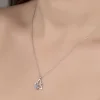 Luz&Pos Swarovski Taşlı Gümüş Yusufcuk Bayan Kolye