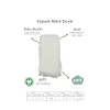 Luz&Pos Tekli Zikzak Kabartma Penye Külotlu Çorap Bs50108 Ekru