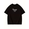 Thousand Baskılı Oversize Bisiklet Yaka T-shirt - Siyah