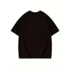 Thousand Baskılı Oversize Bisiklet Yaka T-shirt - Siyah