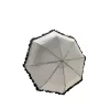 Tk-3665 Katlanır Otomatik Şemsiye 8 Telli Desenli Fırfırlı