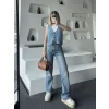 Luz&Pos Triko Kolsuz Düğmeli Yelek - Mavi