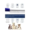 Tüy Açma Tarağı Kedi Köpek Kıtık Topak Açıcı Ergonomik Evcil Hayvan Bakım Tek Taraflı Metal Tarak