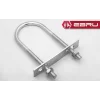 U Civata, Karşılık Demiri + Somunlu - M8x50 - 2 Set