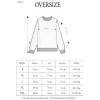 Üç İplik Kapşonlu Baskılı SweatShirt - Beyaz