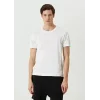 Unisex Basic Bisiklet Yaka Regular T-Shirt - Beyaz