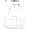 Unisex Bisiklet Yaka Baskılı Double Oversize T-Shirt - Beyaz