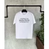 Luz&Pos Unisex Bisiklet Yaka Kısa Kol Baskılı Çocuk T-shirt - Beyaz