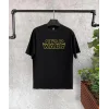 Luz&Pos Unisex Bisiklet Yaka Kısa Kol Baskılı T-shirt - Siyah