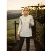 Luz&Pos Unisex Bisiklet Yaka Uzun Kollu T-shirt - Beyaz