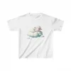 Luz&Pos Unisex Çocuk Baskılı T-shirt - Beyaz