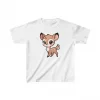 Luz&Pos Unisex Çocuk Baskılı T-shirt - Beyaz