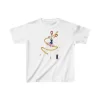 Luz&Pos Unisex Çocuk Baskılı T-shirt - Beyaz