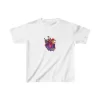 Luz&Pos Unisex Çocuk Baskılı T-shirt - Beyaz