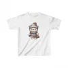 Luz&Pos Unisex Çocuk Baskılı T-shirt - Beyaz