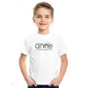 Luz&Pos Unisex Çocuk Baskılı T-shirt - Beyaz