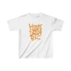 Luz&Pos Unisex Çocuk Baskılı T-shirt - Beyaz