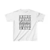 Luz&Pos Unisex Çocuk Baskılı T-shirt - Beyaz