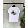 Luz&Pos Unisex Çocuk Baskılı T-shirt - Beyaz
