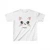 Luz&Pos Unisex Çocuk Baskılı T-shirt - Beyaz