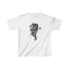 Luz&Pos Unisex Çocuk Baskılı T-shirt - Beyaz