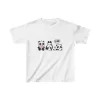 Luz&Pos Unisex Çocuk Baskılı T-shirt - Beyaz