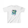 Luz&Pos Unisex Çocuk Baskılı T-shirt - Beyaz